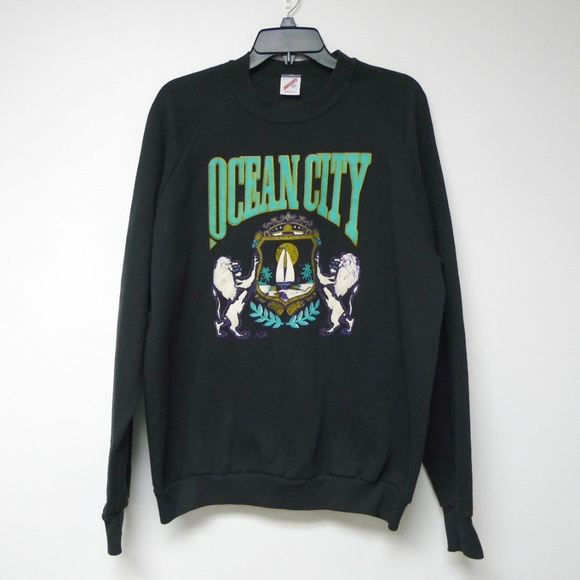 Jerzees Other - vintage 80s Ocean City sweatshirt . made in USA